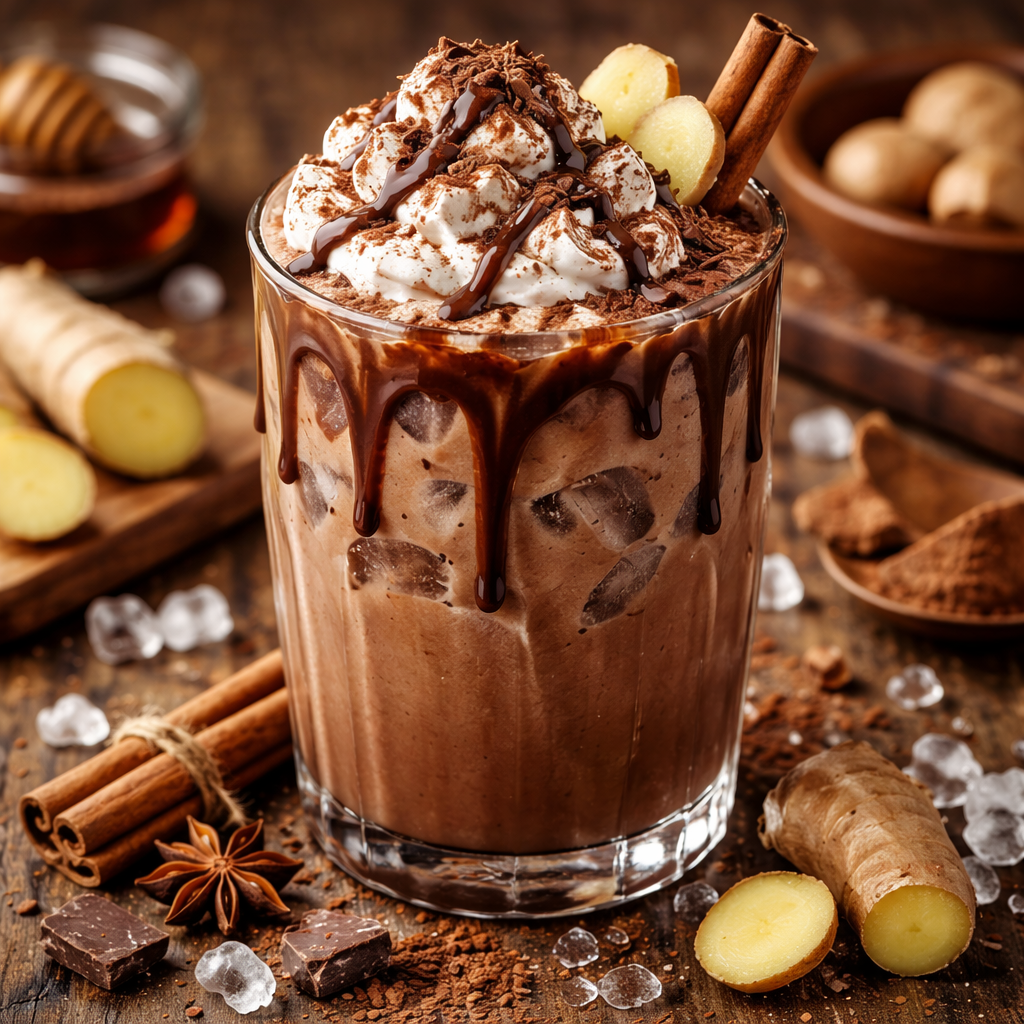 Ice Chocolate Jahe